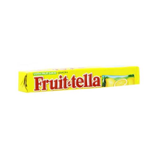 The HKB Fruittella With Fruit Juice Lemon 36 GM