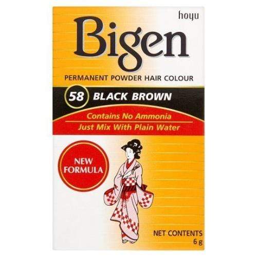 The HKB Bigen Hair Color 58 Black Brown